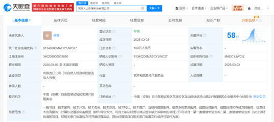 抖音在蕪湖設(shè)立火山引擎科技公司，拓展互聯(lián)網(wǎng)數(shù)據(jù)服務(wù)與設(shè)備租賃業(yè)務(wù)